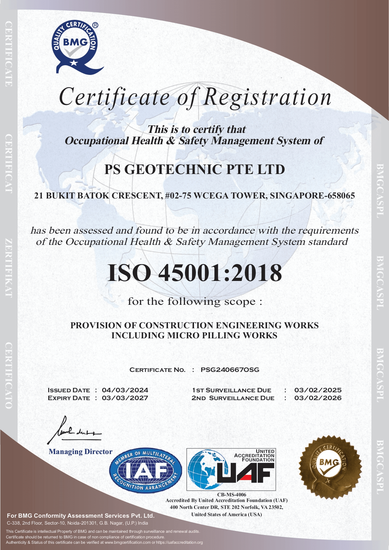 ISO 45001:2018
